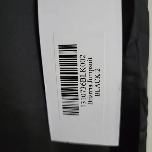 Reformation Brianna Silk Jumpsuit in Black size 2 NWT - Picture 9 of 9